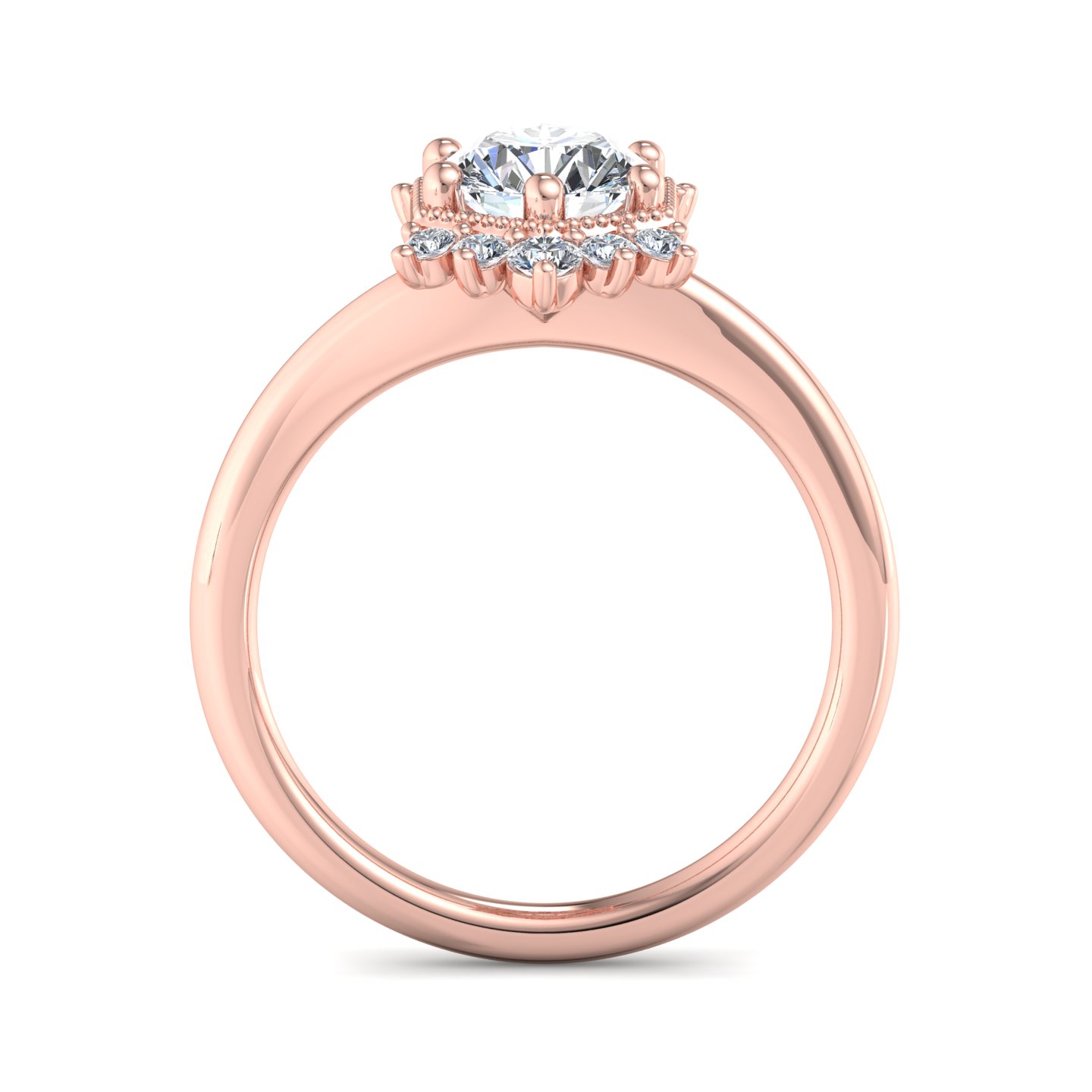 Mackenzie Halo Engagement Ring
